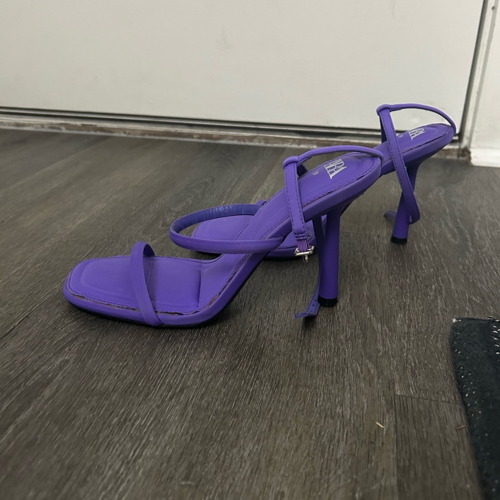 Zara Purple Stiletto Heels